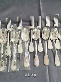 Ercuis Old Paris 12 silver-plated table cutlery in very good condition