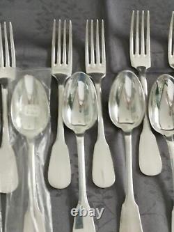 Ercuis Old Paris 12 silver-plated table cutlery in very good condition