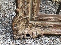 Exceptional Montparnasse Carved Wood Frame + Patina Excellent Condition Size 30f