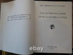 Fine Art Reproductions of Old & Modern Masters. 1965, good to very good condition.