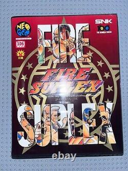 Fire Suplex Neo Geo AES Very Good Condition