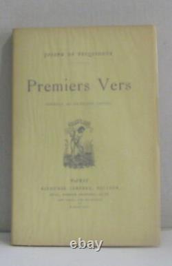 First verses by Pesquidoux Joseph, Very good condition