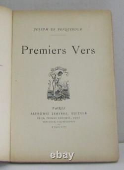 First verses by Pesquidoux Joseph, Very good condition