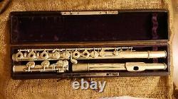 Flute Louis Lot # 8148 Silver Mouth Very Good Condition