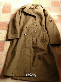 French Capote Date 1943 Colonial Infantry Very Good Condition