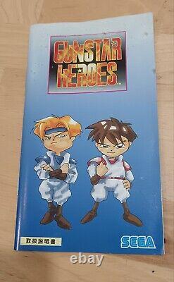 GUNSTAR HEROES Sega Mega Drive Japan Very Good Condition