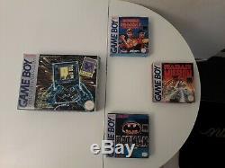Game Boy Vintage In Very Good General State Money Back! With 4 Games