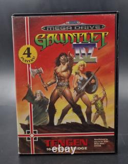 Gauntlet IV 4 SEGA Megadrive Mega Drive Complete PAL Very Good Condition