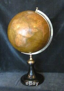 Globe Old Globe Delamarche Very Good Condition Around 1880-1900