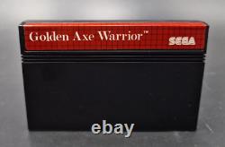 Golden Axe Warrior SEGA Master System MS Complete PAL Very Good Condition