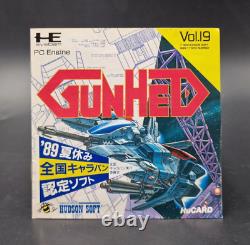 Gunhed NEC PC Engine HuCard Complete NTSC-J JAP JAPAN Very Good Condition