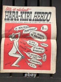 HARA-KIRI WEEKLY No. 1 from 3/2/1969. Original edition in very good condition