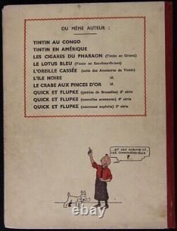 HERGÉ TINTIN THE SCEPTRE OF OTTOKAR black and white A17 Casterman 1941 in very good condition