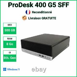 HP ProDesk 400 G5 SFF i3 8100 8GB DDR4 500GB SSD Windows 11 Pro