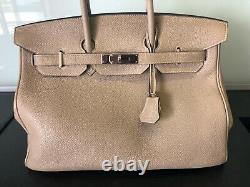 Handbag Hermes Birkin 35cm Beige Very Good Condition, New 9000euros