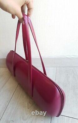 Handbag Thierry Mugler Cuir Rose / Very Good State / Thierry Mugler Vintage