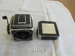 Hasselblad 500 CM + Viewfinder And Back 12 Poses. Everything Is In A Very Good Condition