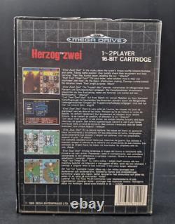 Herzog Zwei SEGA Megadrive Mega Drive Complete PAL Very Good Condition