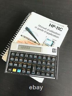 Hp-11c Calculator Very Good Condition + Manual In French