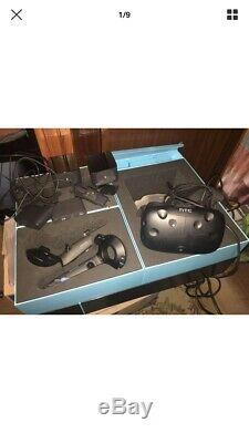 Htc Vive Virtual Reality Headset Vr Complete Package, Very Good Condition With Box