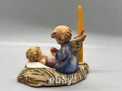 Hummel Berceuse Figure Tm3 Angel And Baby With Candle #24 / I Very Good Condition