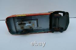 Ingap Tank Truck Shell Tole Litho 19 CM Very Good State Italy 1950