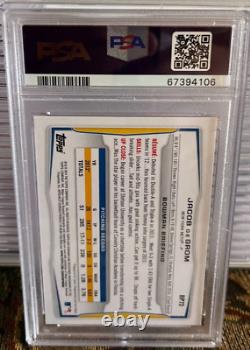 Jacob Degrom 2014 Bowman Prospects Violet Parallel #BP73 PSA 9 Very Good Condition