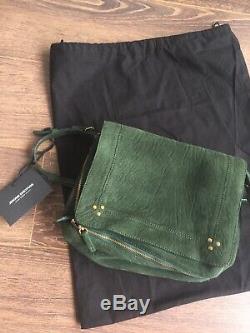 Jerome Dreyfuss Igor Leather Bag Emerald Green Bubble Very Good Condition!