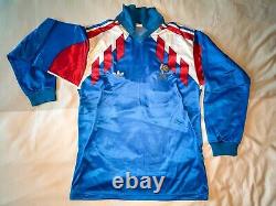 Jersey Worn Team Of France Basile Boli 1989. Very Good Condition. Rare