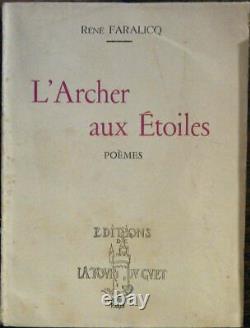 L'archer Aux Étoiles Poems René Faralicq Very Good Condition