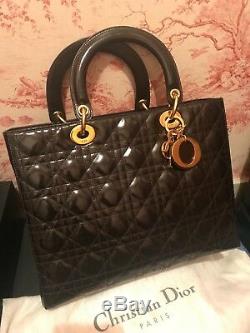 Lady Dior Iconic Handbag In Very Good Condition