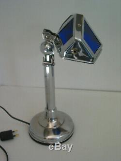 Lamp Pirouett Office Art Deco In 1930 In Very Good Condition + Label Under Foot