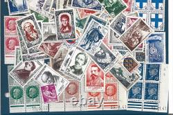 Large lot of new French stamps from 1950 to 1959 (bulk to sort)