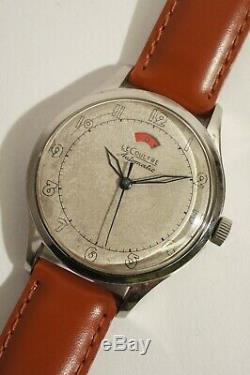 Lecoultre To Power Reserve Steel, Automatic, Very Good Condition, 50s