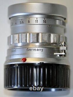 Leica M Summicron 2/50 MM Rigide Sosic 1958 Very Good State
