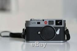 Leica M9 Chrome Gray Very Good Condition With 2 Batteries And 1 Leica Leather Case