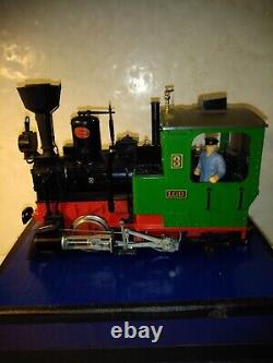 Lgb Steam Locomotive No. 3, Ref. 20214, Black And Green, In Very Good Condition