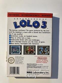 Lolo 3 Nintendo NES Very Good Condition