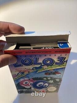 Lolo 3 Nintendo NES Very Good Condition