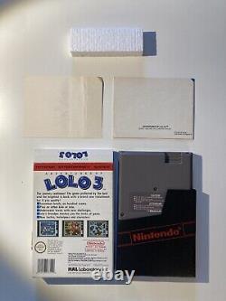 Lolo 3 Nintendo NES Very Good Condition