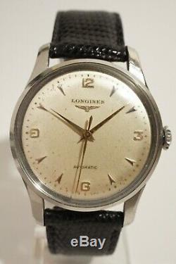 Longines Automatic Steel 22as Caliber, Very Good Condition, 1952