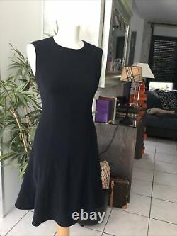 Louis Vuitton Dress Size S Black Silk And Wool Very Good And
