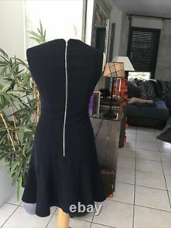 Louis Vuitton Dress Size S Black Silk And Wool Very Good And