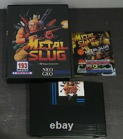 Metal Slug 1 Neo Geo Aes Snk Us Convert Version Very Good Condition Mvs 2 3 Softbox