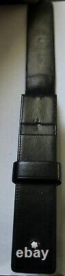 Montblanc Pen Case, 1 Location, Black Leather, Very Good Condition