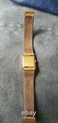 Montre Boucheron Superb In 0r Yellow Vintage Square Very Good Condition