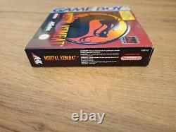 Mortal Kombat Nintendo Gameboy Complete FAH CIB Very Good Condition