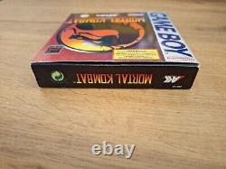 Mortal Kombat Nintendo Gameboy Complete FAH CIB Very Good Condition