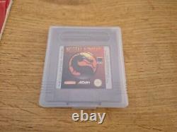 Mortal Kombat Nintendo Gameboy Complete FAH CIB Very Good Condition