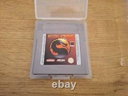 Mortal Kombat Nintendo Gameboy Complete FAH CIB Very Good Condition